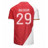 Pánský Fotbalový dres AS Monaco Folarin Balogun #29 2023-24 Domácí Krátký Rukáv